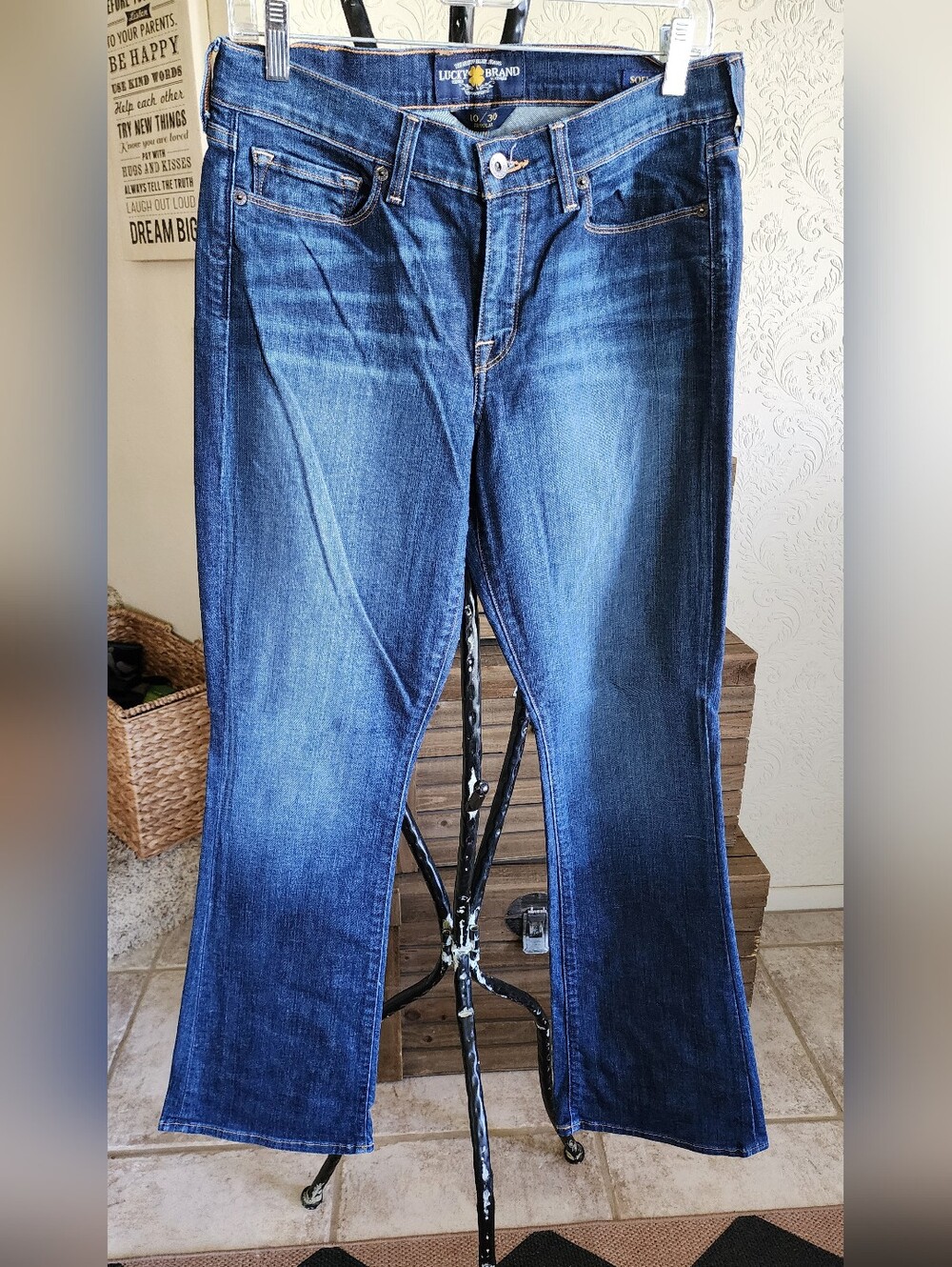 Lucky Brand Women's Dark Blue Sophia Bootcut Jeans